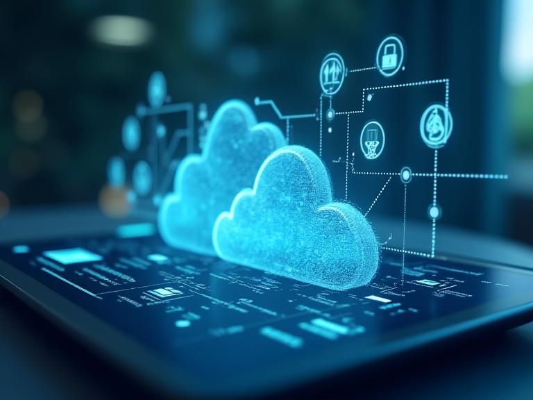 Cloud security management interface dashboard