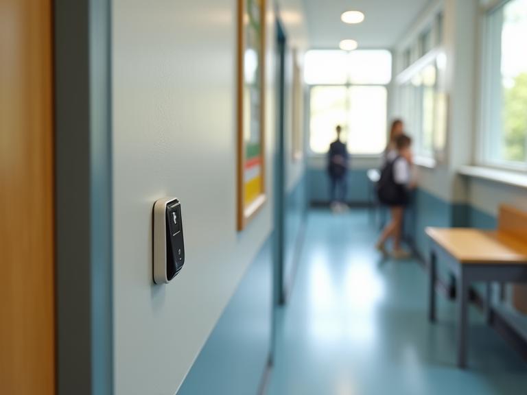Smart sensors installation in school environment
